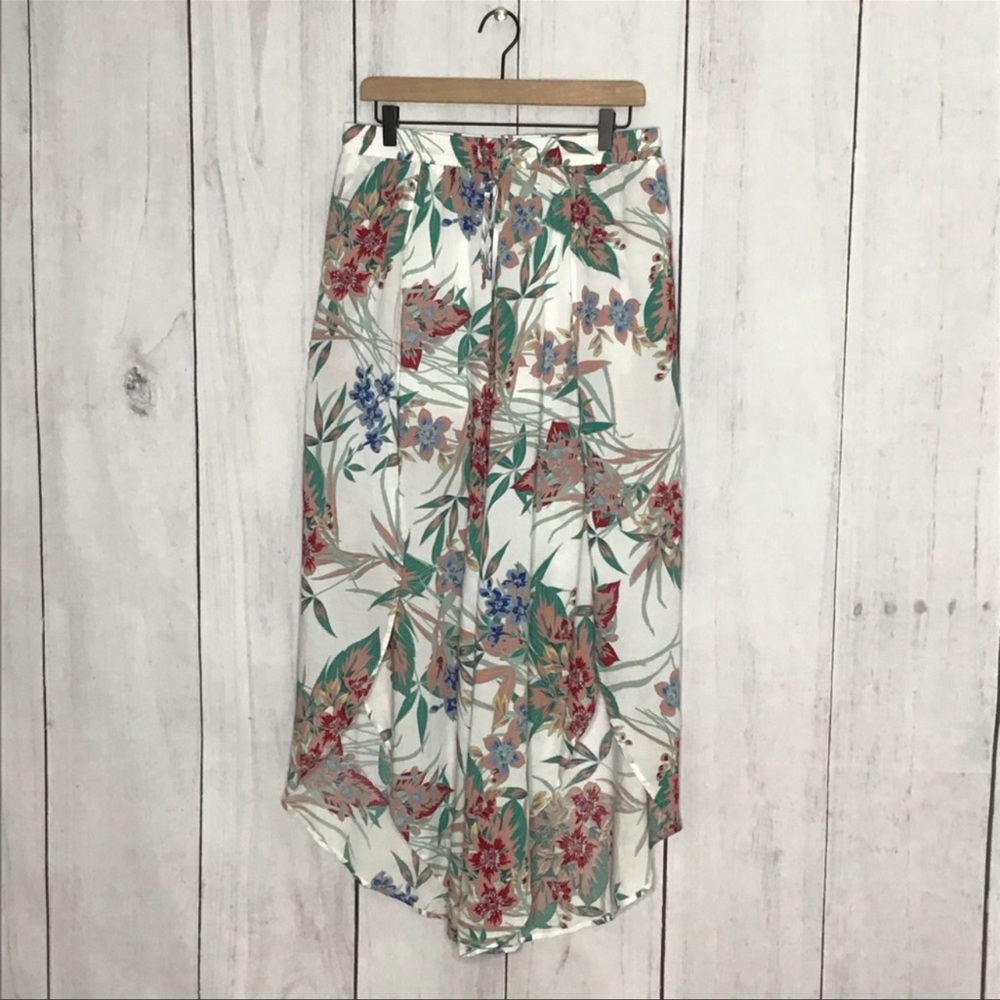 Hommage from Los Angeles floral Tulip hem pants